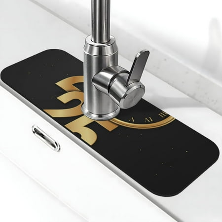 Adobk 2025 Happy New Year Print Faucet Mat for Kitchen Sink Sink Splash Guard Kitchen Faucet Mat Splash Guard for Kitchen Sink Area Draining Mat for Kitchen Sink
Adobk 2025 Happy New Year Print Faucet Mat for Kitchen Sink Sink Splash Guard Kitchen Faucet Mat Splash Guard for Kitchen Sink Area Draining Mat for Kitchen Sink
