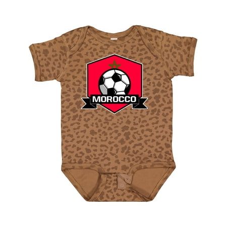 Inktastic Soccer Morocco Flag Banner Gift Baby Boy or Baby Girl Bodysuit