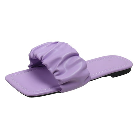 Youmylove Women Slide Slippers Fashion Summer Flat Bottom Square Toe Open Toe Lightweight Comfortable Solid Color Simple Casual Style Comfort Cozy Leisure Daily Walking
Youmylove Women Slide Slippers Fashion Summer Flat Bottom Square Toe Open Toe Lightweight Comfortable Solid Color Simple Casual Style Comfort Cozy Leisure Daily Walking