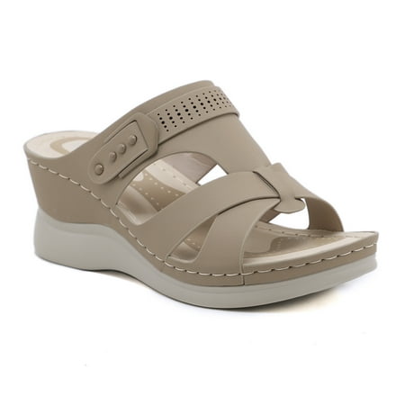 JS6331-2 Spring/Summer 2024 New Comfortable Casual Wedge Beach Outer Wear Sandals Women‘s Shoes
JS6331-2 Spring/Summer 2024 New Comfortable Casual Wedge Beach Outer Wear Sandals Women‘s Shoes