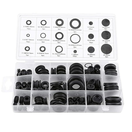 Jygee 125Pcs/Set Rubber Grommet Assortment Wire Cable Hose Gasket Ring Portable Home Office Business Automobile Seal Fasteners
Jygee 125Pcs/Set Rubber Grommet Assortment Wire Cable Hose Gasket Ring Portable Home Office Business Automobile Seal Fasteners