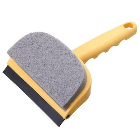 Cleaning Brush Glass Scraping Scruber Kitchen Bathroom Window Cleaning Brush Dual-side Cleaning Brush with Sponge Brush Head Rubber Scraper
Cleaning Brush Glass Scraping Scruber Kitchen Bathroom Window Cleaning Brush Dual-side Cleaning Brush with Sponge Brush Head Rubber Scraper
