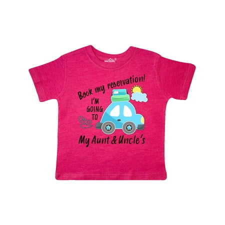 Inktastic Book my Reservation! I m Going To My Aunt and Uncle s Gift Toddler Boy or Toddler Girl T-Shirt
Inktastic Book my Reservation! I m Going To My Aunt and Uncle s Gift Toddler Boy or Toddler Girl T-Shirt