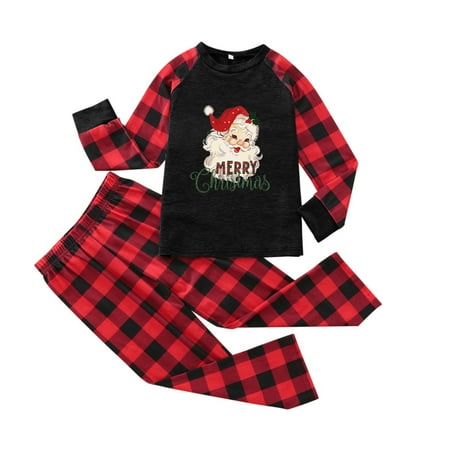 Family Christmas Pjs Child Children Round Neck Red Black Checkered Long Sleeve Santa Parent Child Suit Pajama Set
Family Christmas Pjs Child Children Round Neck Red Black Checkered Long Sleeve Santa Parent Child Suit Pajama Set