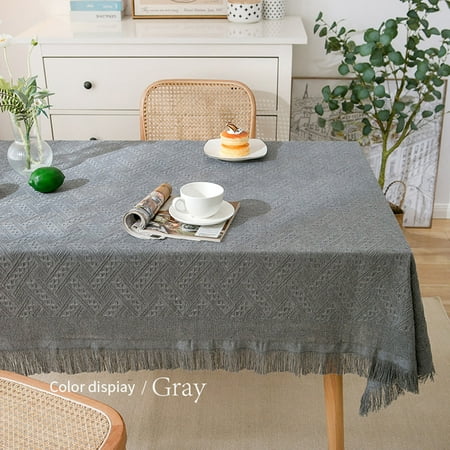 Avamo Table Cloths Home Decor Tablecloth Covers Solid Color Tablecloths Washable Vintage Waterproof Cotton Linen Dust-proof Deep Gray 35.43*70.87 in
Avamo Table Cloths Home Decor Tablecloth Covers Solid Color Tablecloths Washable Vintage Waterproof Cotton Linen Dust-proof Deep Gray 35.43*70.87 in