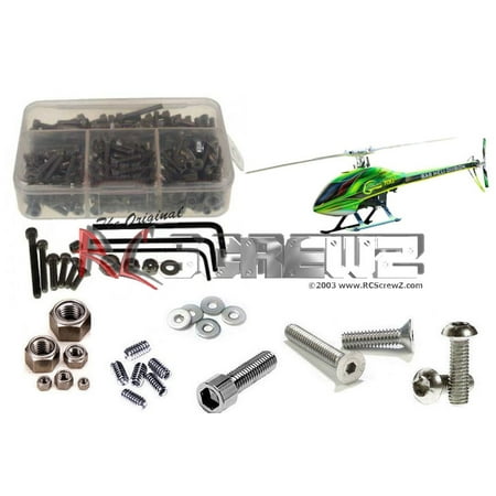 RCScrewZ Goblin 700/Comp Heli Stainless Steel Screw Kit - gob001