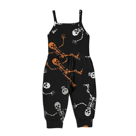 nsendm Girls 5 Toddler Baby Girl Halloween Bones Prints Jumpsuit Sleeveless Romper Outfits Pants Baby Girls Jumpsuit Black 4-5 Years
nsendm Girls 5 Toddler Baby Girl Halloween Bones Prints Jumpsuit Sleeveless Romper Outfits Pants Baby Girls Jumpsuit Black 4-5 Years