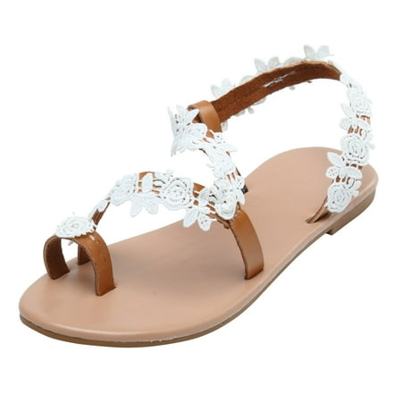 HSMQHJWE Sandals Women Toe Ring Flat Sandals For Women Dressy Summer Flat Floral Lace Toe Clip Sandals Ladies Comfortable Boho Beach Sandals Woman Dress Sandals HSMQHJWE(Brown 8.5)
HSMQHJWE Sandals Women Toe Ring Flat Sandals For Women Dressy Summer Flat Floral Lace Toe Clip Sandals Ladies Comfortable Boho Beach Sandals Woman Dress Sandals HSMQHJWE(Brown 8.5)