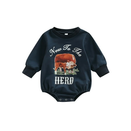 Western Baby Boy Clothes Cow Print Oversized Crewneck Bubble Sweatshirt Romper Cowboy Tops Clothes
Western Baby Boy Clothes Cow Print Oversized Crewneck Bubble Sweatshirt Romper Cowboy Tops Clothes