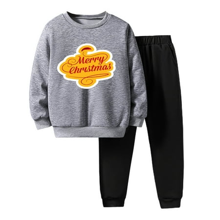 Bjutir Cute Outfits Set For Boys Girls Toddler Long Sleeve Christmas Letter Print Shirt Tops And Pants 2Pcs Child Kids Set&Outfits Fall Winter Clothes
Bjutir Cute Outfits Set For Boys Girls Toddler Long Sleeve Christmas Letter Print Shirt Tops And Pants 2Pcs Child Kids Set&Outfits Fall Winter Clothes