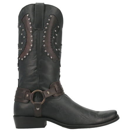 Dingo Mens War Eagle Studded Square Toe Casual Boots Mid Calf