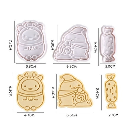 New 3pcs Cookie Stamp Biscuit Mold 3D Plunger Halloween/Christmas Cookie Cutters DIY Baking Mould Ch
New 3pcs Cookie Stamp Biscuit Mold 3D Plunger Halloween/Christmas Cookie Cutters DIY Baking Mould Ch