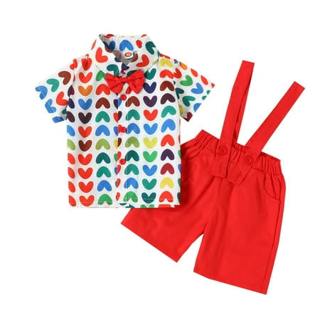 Zlekejiko Toddler Boys Valentine s Day Short Sleeve Hearts Printed T Shirt Tops Shorts Gentleman Kids Outfits
Zlekejiko Toddler Boys Valentine s Day Short Sleeve Hearts Printed T Shirt Tops Shorts Gentleman Kids Outfits