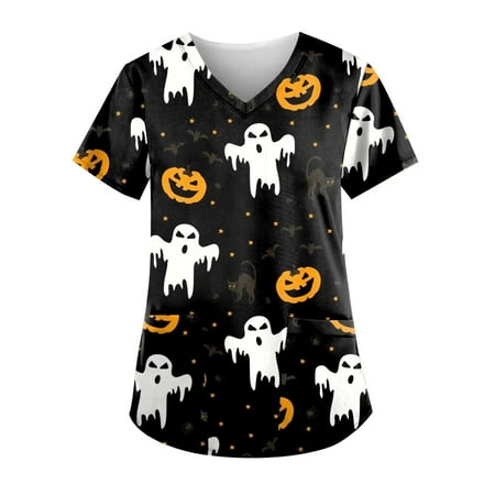 Womens Tops Corset Tops for Women Women s Trendy Short Sleeve V-Neck Tops Working Uniform Printed Pocket Blouse Tops White Long Sleeve Shirts for Women Valentine Shirts for Women Black 2XL
Womens Tops Corset Tops for Women Women s Trendy Short Sleeve V-Neck Tops Working Uniform Printed Pocket Blouse Tops White Long Sleeve Shirts for Women Valentine Shirts for Women Black 2XL
