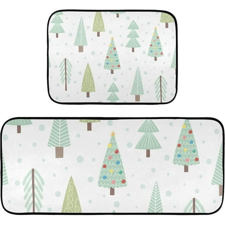 Hyjoy Christmas Tree 2 Pieces Kitchen Rug Cushioned Anti-Fatigue Kitchen Rugs Set for Home Office Laundry 19.7 x 27.6 +19.7 x 47.2
Hyjoy Christmas Tree 2 Pieces Kitchen Rug Cushioned Anti-Fatigue Kitchen Rugs Set for Home Office Laundry 19.7 x 27.6 +19.7 x 47.2