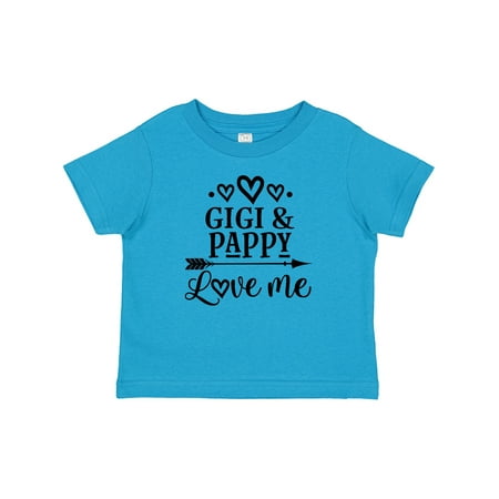 Inktastic Gigi and Pappy Love Me Gift Baby Girl T-Shirt