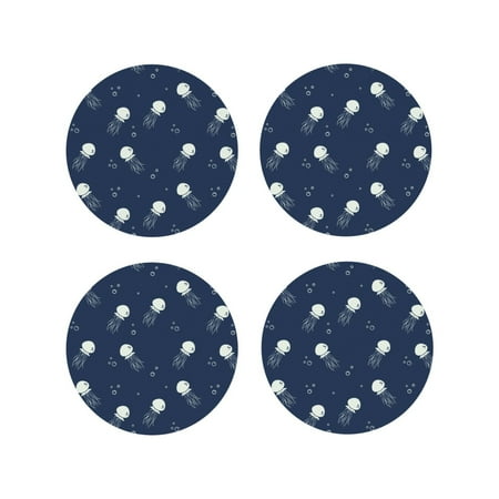 Leather Coasters with Heat-resistant for Drinks White Jellyfish -标题2 Round Shape
Leather Coasters with Heat-resistant for Drinks White Jellyfish -标题2 Round Shape