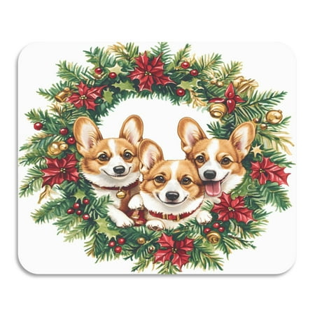 ALAZA Dish Drying Mat for Kitchen Corgi Dogs Christmas Wreath Counter Absorbent Draining Pad 19.7 x15.7
ALAZA Dish Drying Mat for Kitchen Corgi Dogs Christmas Wreath Counter Absorbent Draining Pad 19.7 x15.7