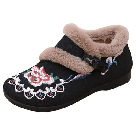 Women Snow Boots Fashionable New Pattern Simple Retro Printing Autumn And Winter Thickened Insulation Buckle Strap Comfortable Casual Shoes
Women Snow Boots Fashionable New Pattern Simple Retro Printing Autumn And Winter Thickened Insulation Buckle Strap Comfortable Casual Shoes