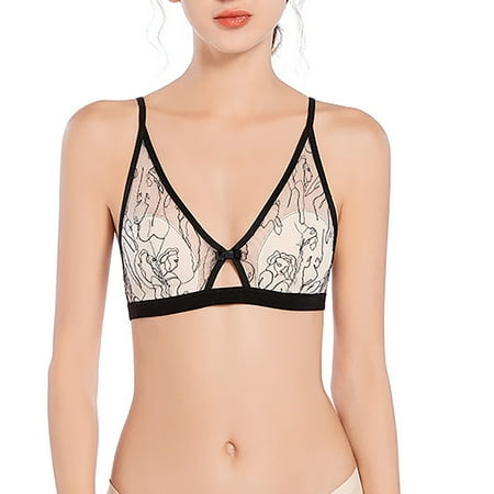 Dadaria Bras for Women No Underwire Rimless Bra Thin Cup Girl Comfortable Lace Underwear Black M Women
Dadaria Bras for Women No Underwire Rimless Bra Thin Cup Girl Comfortable Lace Underwear Black M Women