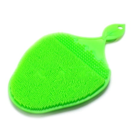 Silicone Strawberry-shaped Pot Cleaning Brush Coasters Bowl Pan Kitchen Tool