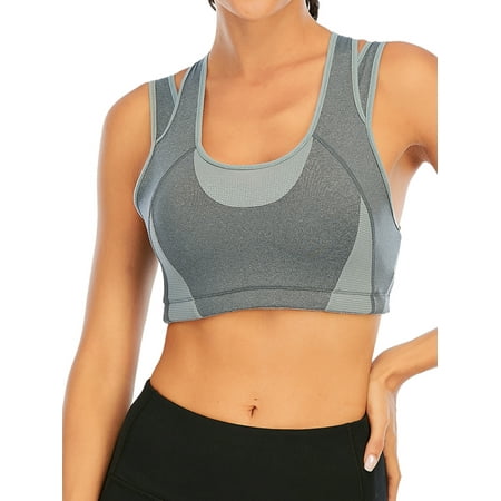 FUTATA Women s High Impact Wireless Mesh Cross Strap Sports Bra Supportive Bounce Control Yoga Bra No Underwire Sports Bra For Running Yoga Fitness Workout
FUTATA Women s High Impact Wireless Mesh Cross Strap Sports Bra Supportive Bounce Control Yoga Bra No Underwire Sports Bra For Running Yoga Fitness Workout