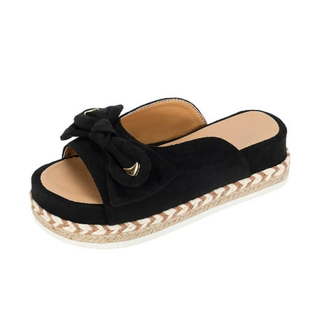 Platform Sandals Women Sandal Summer Anti-Slip Slippers Open Toe Sandals Casual Bow Fish Mouth Slippers
Platform Sandals Women Sandal Summer Anti-Slip Slippers Open Toe Sandals Casual Bow Fish Mouth Slippers