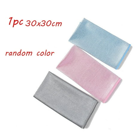Household No Trace Microfiber Dish Cloth Rags No Lint Wipe Mirror Water Absorption Glass Cleaning Washing Towel 30X30CM
Household No Trace Microfiber Dish Cloth Rags No Lint Wipe Mirror Water Absorption Glass Cleaning Washing Towel 30X30CM