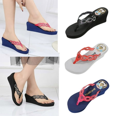 Cethrio Women s Platform Footbed Sandals- Slides Sandal with Rhinestone Flip Flops Platform Wedge Comfy Soles on Clearance Wide Width Gray Dressy Sandals/ Slides Size 5.5
Cethrio Women s Platform Footbed Sandals- Slides Sandal with Rhinestone Flip Flops Platform Wedge Comfy Soles on Clearance Wide Width Gray Dressy Sandals/ Slides Size 5.5