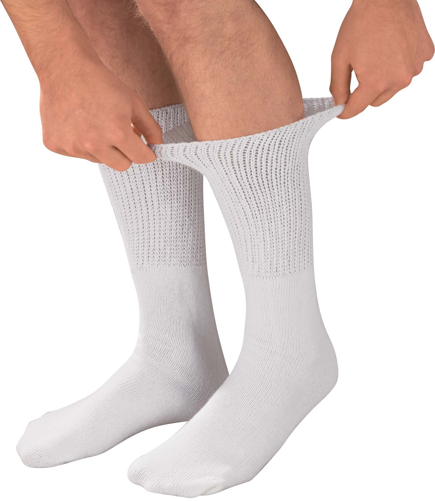 Diabetic Slipper Socks with Gripper Soles