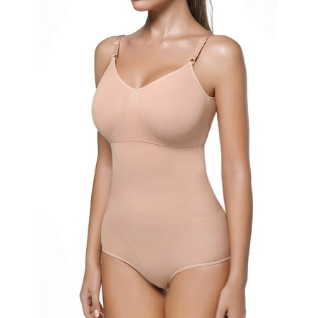 VASLANDA Women Seamless Shaping Bodysuit Body Briefer Slimmer Girdle Bodysuit Waist Shaper No Padded Bra
VASLANDA Women Seamless Shaping Bodysuit Body Briefer Slimmer Girdle Bodysuit Waist Shaper No Padded Bra