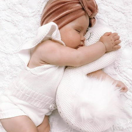 TFFR 0-24M Newborn Baby Girls Knitted Jumpsuit Fly Sleeve Solid Color Romper One-piece Clothes
TFFR 0-24M Newborn Baby Girls Knitted Jumpsuit Fly Sleeve Solid Color Romper One-piece Clothes