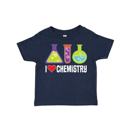 Inktastic I Love Chemistry Science Gift Toddler Boy or Toddler Girl T-Shirt