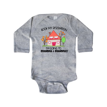 Inktastic Book my Reservation- I m Going To Grandma and Grandpa s Gift Baby Boy or Baby Girl Long Sleeve Bodysuit
Inktastic Book my Reservation- I m Going To Grandma and Grandpa s Gift Baby Boy or Baby Girl Long Sleeve Bodysuit