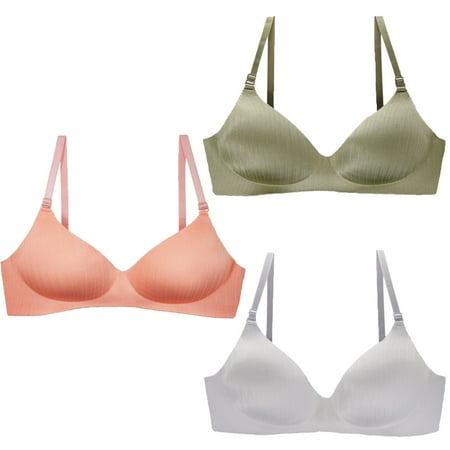 Baywell Women s No Side Effects Underarm-Smoothing Comfort Wireless Lightly Lined T-Shirt Bra Pack of 3 38-85
Baywell Women s No Side Effects Underarm-Smoothing Comfort Wireless Lightly Lined T-Shirt Bra Pack of 3 38-85