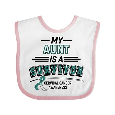 Inktastic My Aunt is a Survivor Cervical Cancer Awareness Gift Baby Boy or Baby Girl Bib
Inktastic My Aunt is a Survivor Cervical Cancer Awareness Gift Baby Boy or Baby Girl Bib