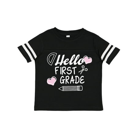 Inktastic Hello 1st Grade with Hearts and School Supplies Gift Toddler Boy or Toddler Girl T-Shirt
Inktastic Hello 1st Grade with Hearts and School Supplies Gift Toddler Boy or Toddler Girl T-Shirt