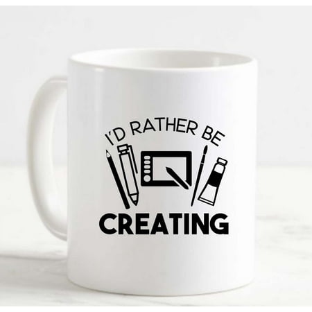 Coffee Mug Id Rather Be Creating Artist Pencil Paint Paintbrush Digital White Cup Funny Gifts for work office him her
Coffee Mug Id Rather Be Creating Artist Pencil Paint Paintbrush Digital White Cup Funny Gifts for work office him her