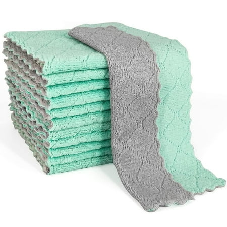Fly Sunton 12pcs Microfiber Cleaning Cloth Multi-Functional Reusable Soft Rags for Kitchen Wipes
Fly Sunton 12pcs Microfiber Cleaning Cloth Multi-Functional Reusable Soft Rags for Kitchen Wipes