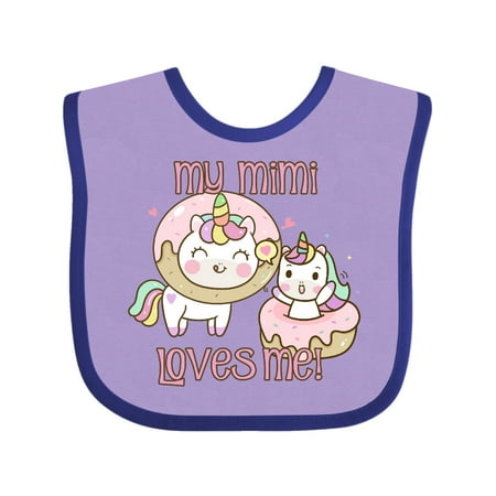 Inktastic My Mimi Loves Me Gift Baby Boy or Baby Girl Bib