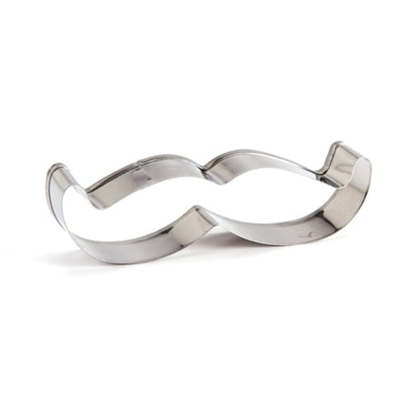 Darice VLK03 1Piece, Victoria Lynn Metal Mustache Cookie Cutter, Silver