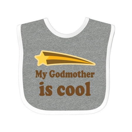 Inktastic My Godmother is Cool Godson Gift Baby Boy Bib 
Inktastic My Godmother is Cool Godson Gift Baby Boy Bib