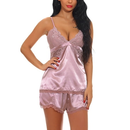Grianlook Ladies Underwear Deep V Neck Pajamas Set 2 Pieces Lingerie Women Soft Nightwear Casual Babydoll Sleepwear Coffee L
Grianlook Ladies Underwear Deep V Neck Pajamas Set 2 Pieces Lingerie Women Soft Nightwear Casual Babydoll Sleepwear Coffee L