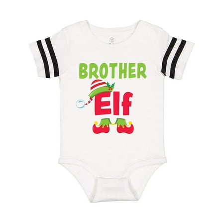 Inktastic Christmas Brother Elf Gift Baby Boy Bodysuit