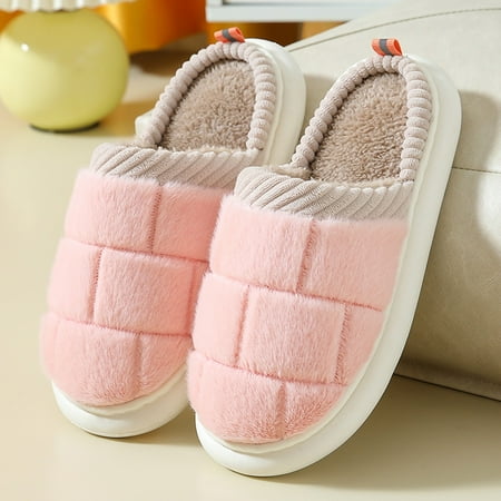 Daznico Warm Slippers Winter Couples Wimen Warm Home Baotou Plush Soft Bottom Comfortable Solid Color Flat Cotton Mop 7.5
Daznico Warm Slippers Winter Couples Wimen Warm Home Baotou Plush Soft Bottom Comfortable Solid Color Flat Cotton Mop 7.5