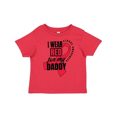 Inktastic I Wear Red for My Daddy Stroke Awareness Gift Toddler Boy or Toddler Girl T-Shirt
Inktastic I Wear Red for My Daddy Stroke Awareness Gift Toddler Boy or Toddler Girl T-Shirt