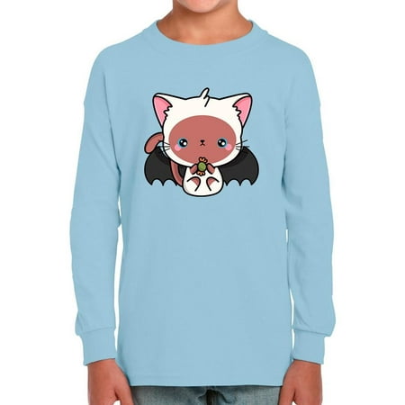 Cute Vampire Kitten W Candy Long Sleeve Toddler -Image by Shutterstock 3 Toddler