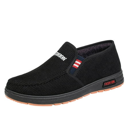 Women Walking Shoes Fashion Autumn And Winter Men Casual Shoes Flat Non Slip Slip On Solid Color Plush Warm And Comfortable casual shoes for Men cloth Black
Women Walking Shoes Fashion Autumn And Winter Men Casual Shoes Flat Non Slip Slip On Solid Color Plush Warm And Comfortable casual shoes for Men cloth Black