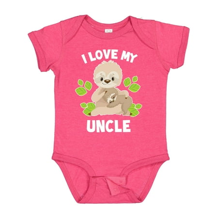 Inktastic Cute Sloth I Love My Uncle with Green Leaves Gift Baby Boy or Baby Girl Bodysuit
Inktastic Cute Sloth I Love My Uncle with Green Leaves Gift Baby Boy or Baby Girl Bodysuit
