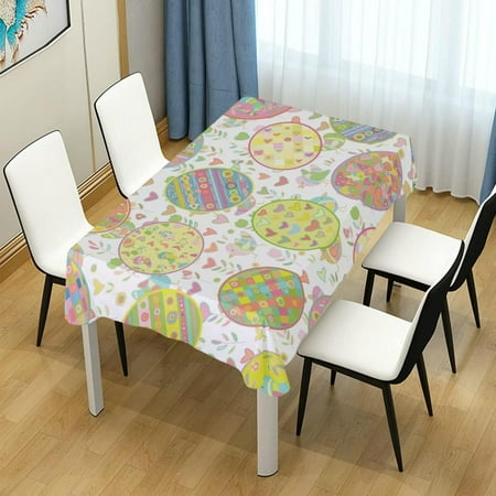 Hyjoy 54x72inch Easter Eggs Rectangle Tablecloth Spill-Proof Polyester Table Cloth Table Cover for Kitchen Dining Picnic Holiday Party Decoration
Hyjoy 54x72inch Easter Eggs Rectangle Tablecloth Spill-Proof Polyester Table Cloth Table Cover for Kitchen Dining Picnic Holiday Party Decoration